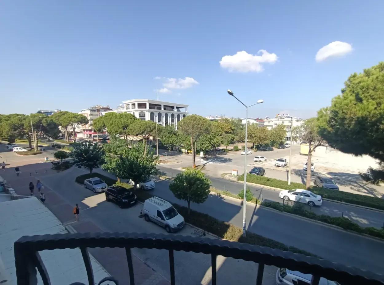 In Perfekter Lage - Wohnung Oder Büro - Wohnung Zum Verkauf In Didim - Wohnung Mit Blick Auf Den Atatürk-Boulevard