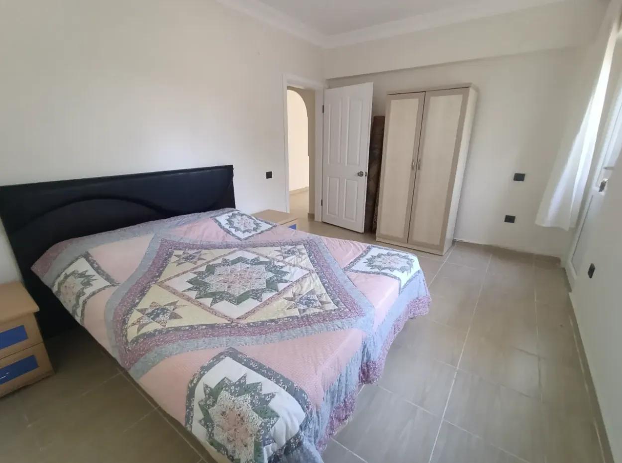 Möblierte Wohnung Zum Verkauf In Didim - Hoher Eingang - 1 1 - Frontfassadenwohnung Zum Verkauf