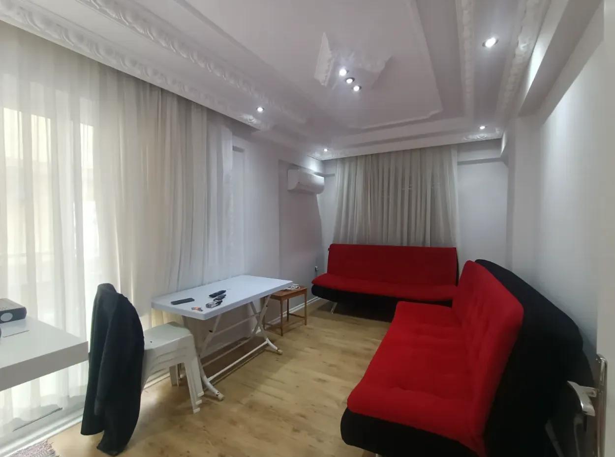 Wohnung Zu Verkaufen In Didim, 2 1 Möblierte Wohnung Mit 2 Balkonen Mit Separater Küche