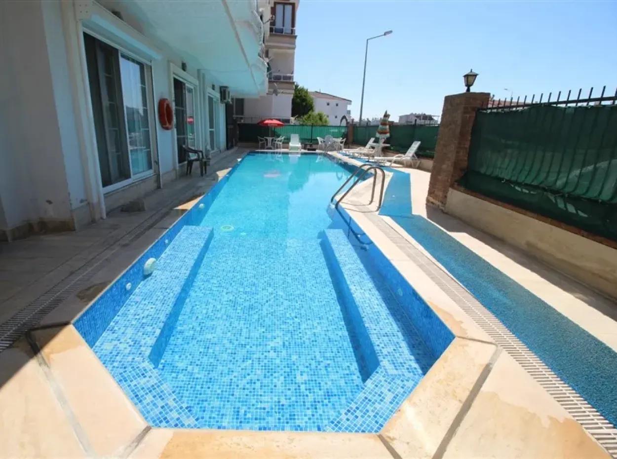 Furnished Apartment With Pool In Didim 3 In 1 For Sale