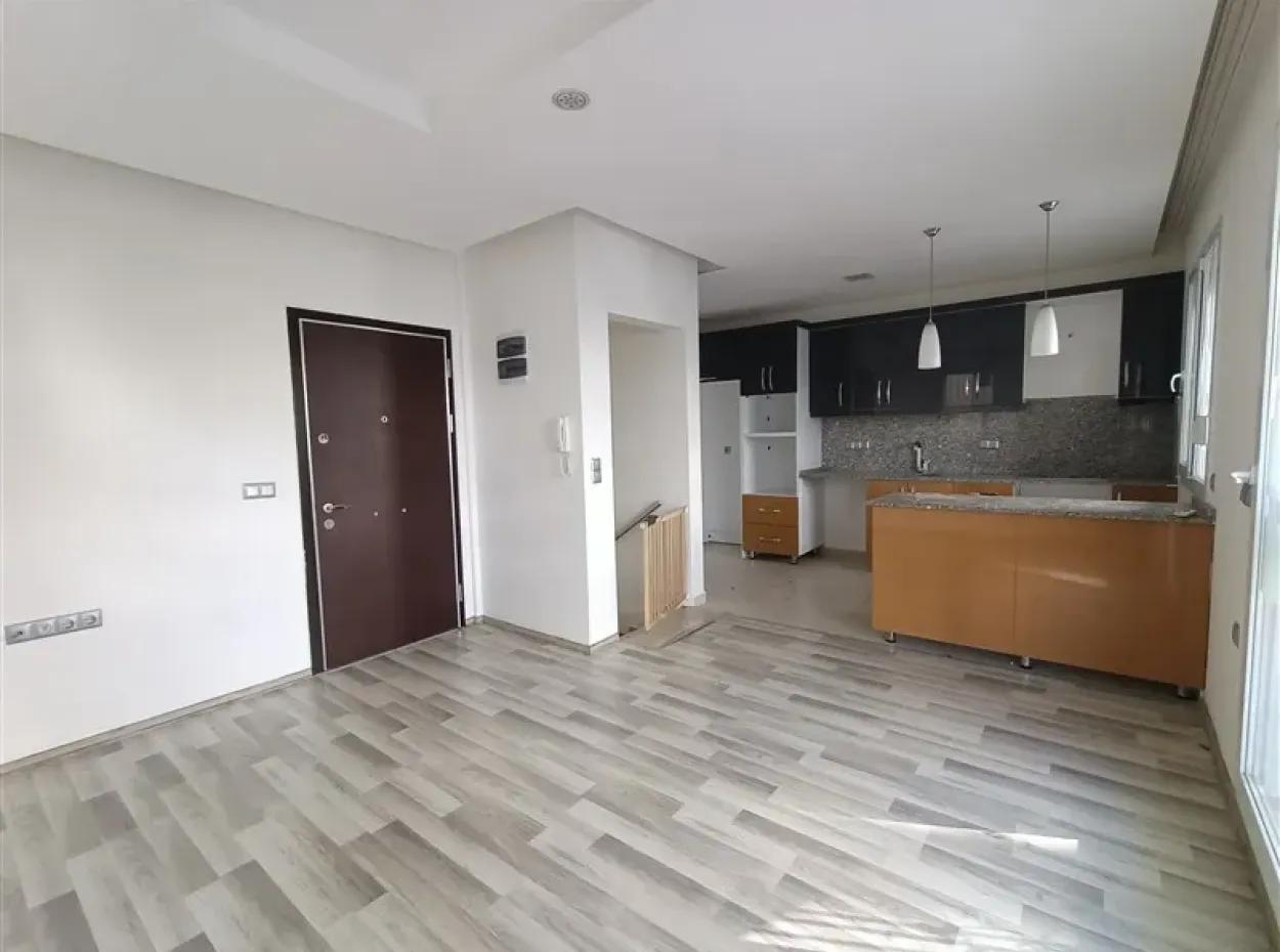 Apartment For Sale In Didim, Reverse Maisonette For Sale With Large Balcony With Garden