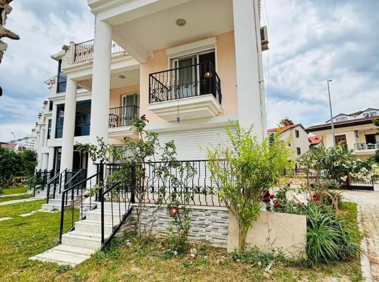 Villa For Sale In Didim, 150M To The Sea, With Pool, Tennis Court, Basketball Court, Security, And In A Complex