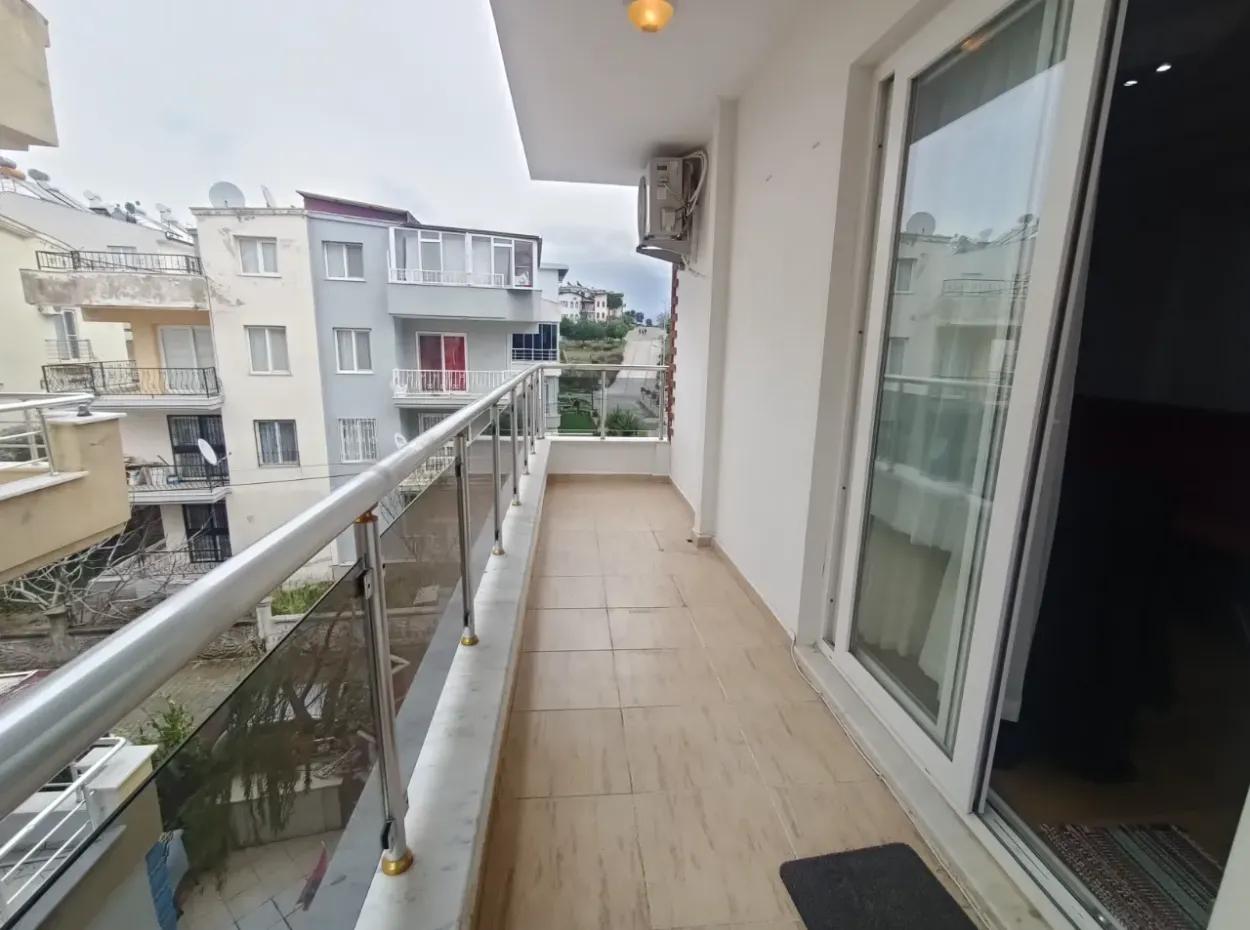 Apartment For Sale In Didim, 2 1 Furnished Apartment With 2 Balconies With Separate Kitchen