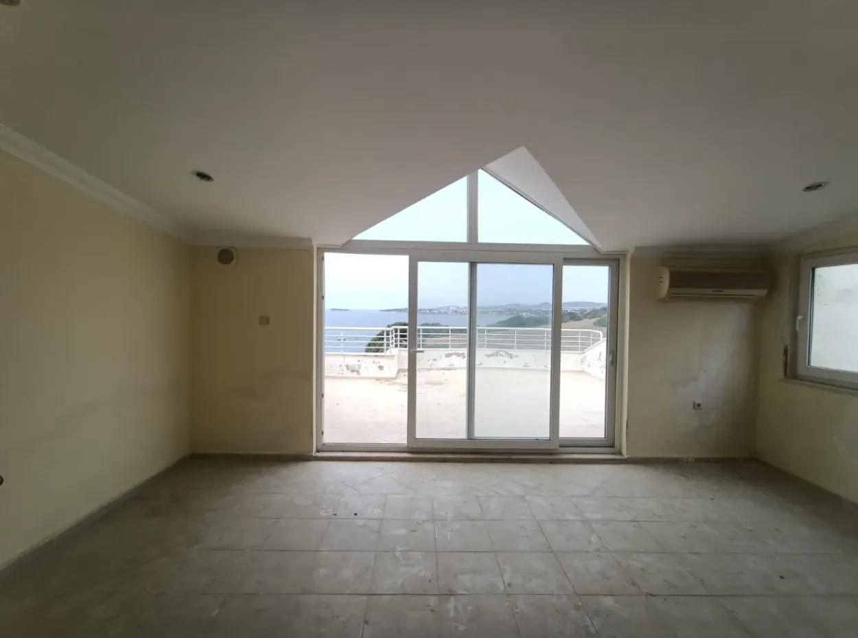 4 1 Duplex For Sale In Didim With Full Sea View, Summer Houses For Sale In Didim