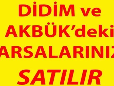 Didim Ve Akbük'teki Arsalarınız Satılır