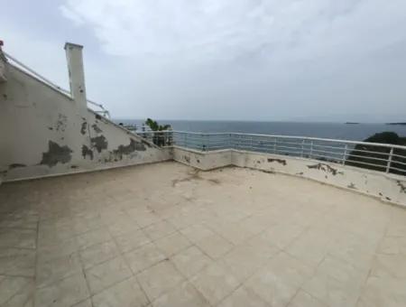 Didimde Full Deniz Manzaralı 4+1 Satılık Dubleks, Didimde Satılık Yazlık Evler